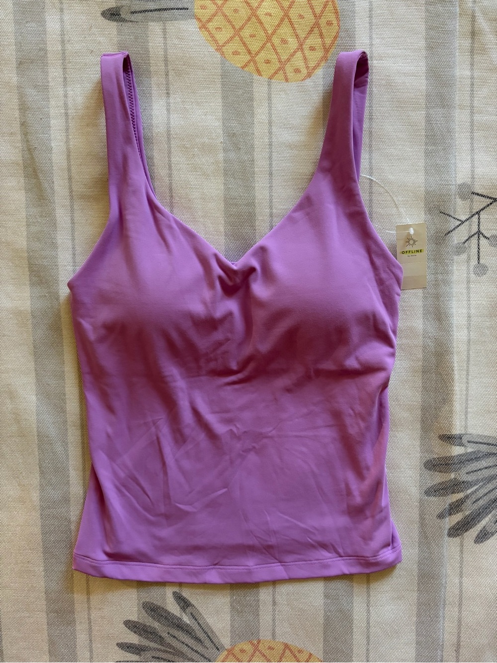 Offline by Aerie Purple Tank Top